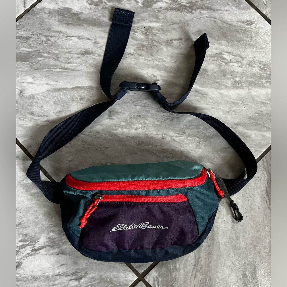 Eddie Bauer Retro Fanny Pack 1990s chest bag